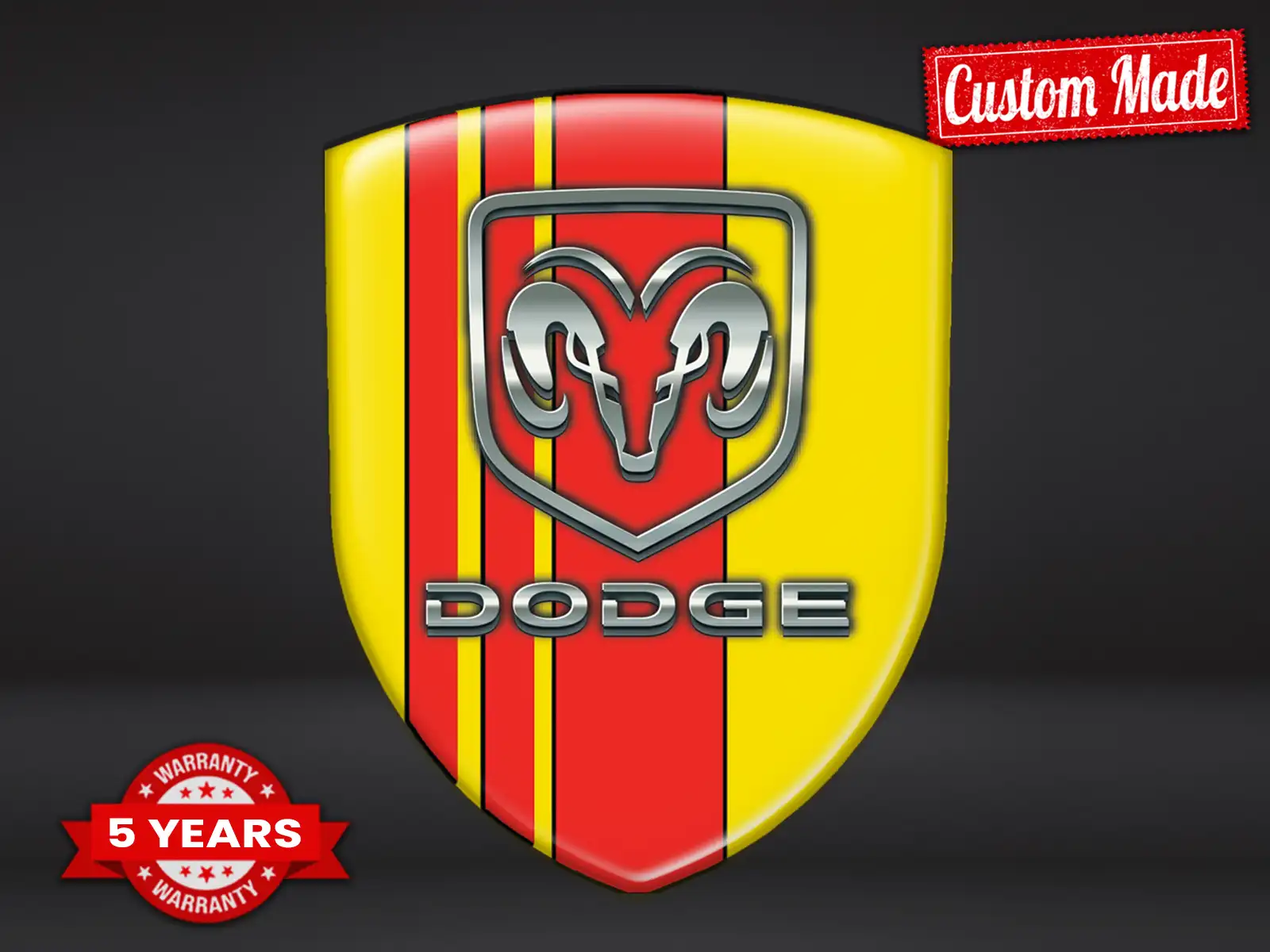 Dodge Badge Auto Pro Max Durable Stylé Performance